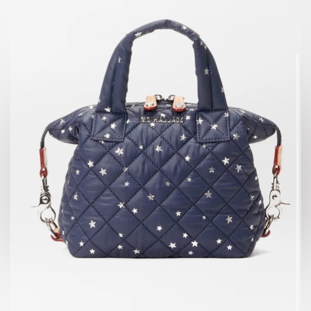 NWT MZ Wallace Dawn with Silver Stars Micro Sutton